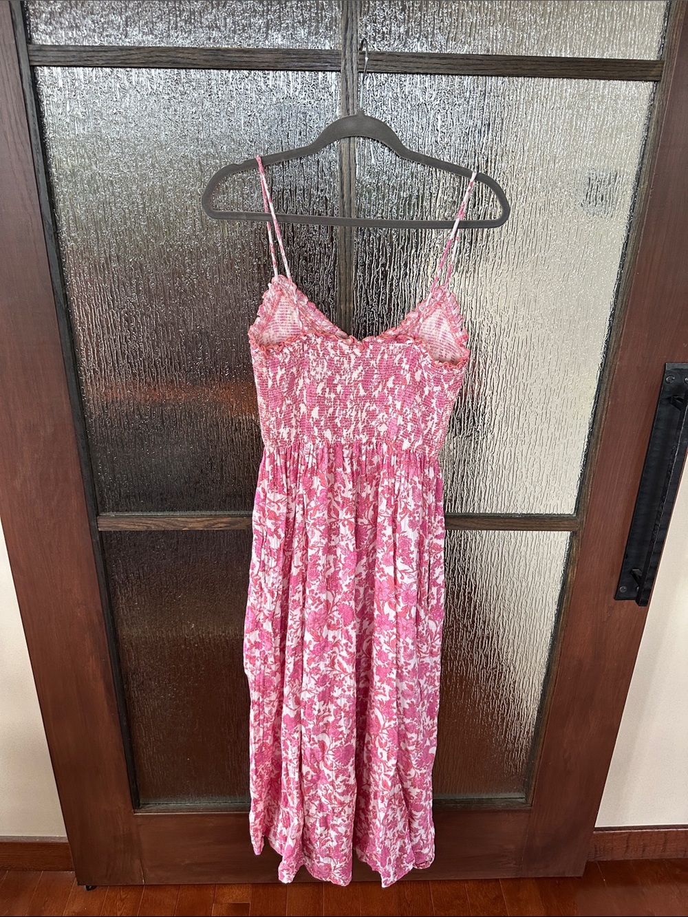 Free People Pink Floral Smocked Maxi Dress - Picture 13 of 13